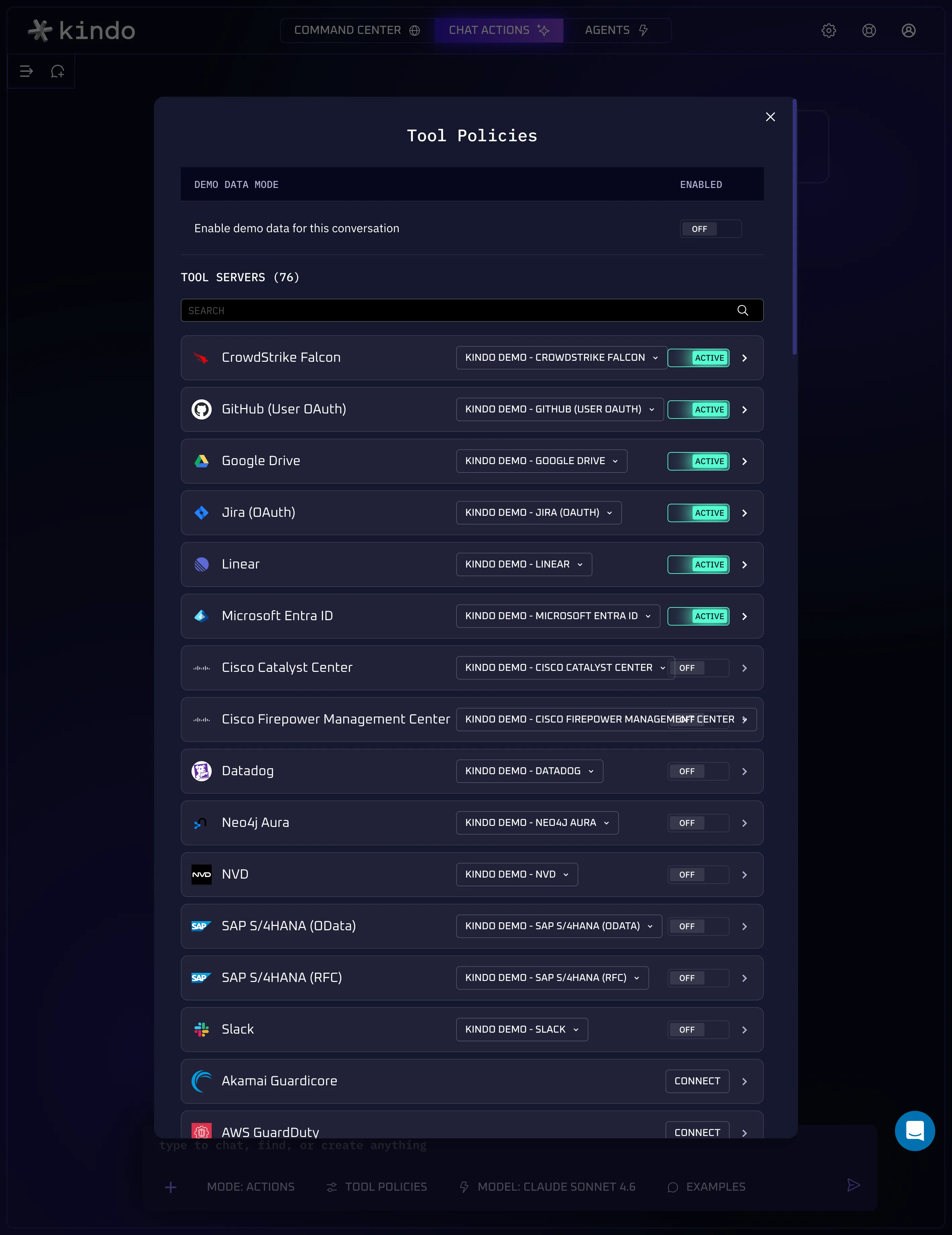 The Tools panel with Library Search, URL Search, and Web Search toggles
